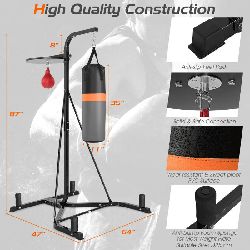 Heavy Duty Boxing Punching Stand with Heavy Bag