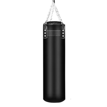 80/100/120Cm High Quality Thickened Leather Sandbag Suede Hook Hanging Punching Bag Kicking Muay Thai Train Boxing Sand Bags