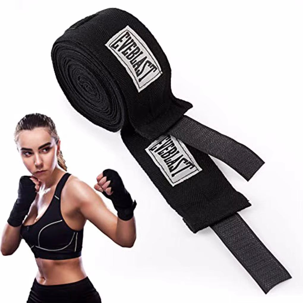 Cotton Boxing Bandages Soft & Elastic Hand Wraps for Sanda, Muay Thai, Karate - Protects Fists Wrists & Enhances Fitness