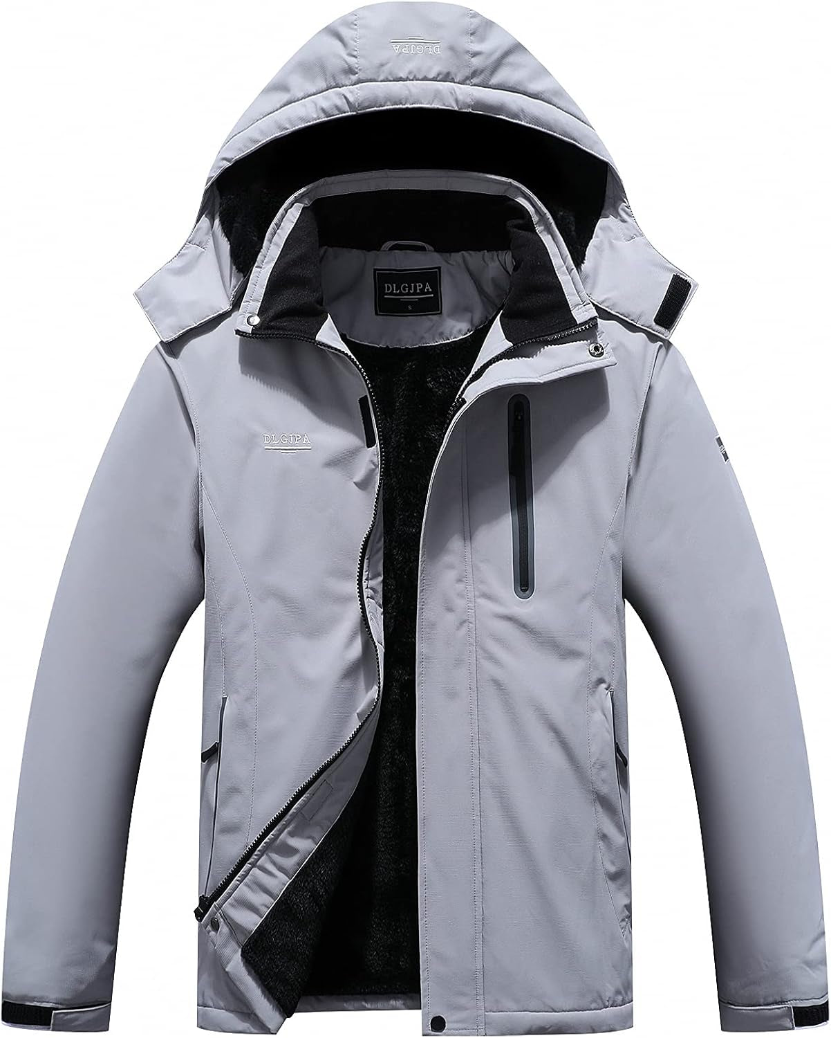 Men'S Mountain Waterproof Ski Jacket Hooded Windbreakers Windproof Raincoat Winter Warm Snow Coat